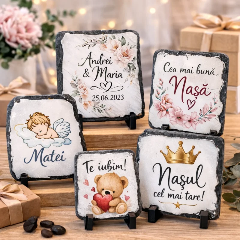 Placi ardezie personalizate